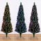 6ft. Fiber Optic Multicolor LED Lights Slim Pine Artificial Christmas Tree